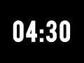 4 Minute 30 Second Timer No Music With Alarm