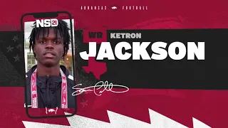 Razorback Football Ketron Jackson Highlights