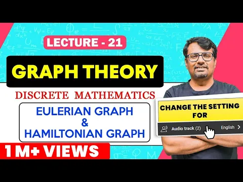 Graph Theory | Eulerian Graph & Hamiltonian Graph - Walk,Trail,Path | Discrete Mathematics by GP Sir - YouTube thumbnail