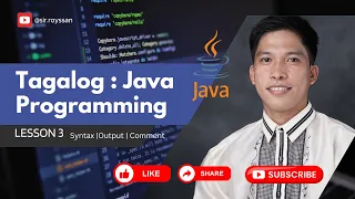 Java Lesson 3 Syntax Output Comments Explained for Beginners