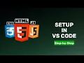 How to Setup HTML CSS JavaScript Basics in VS Code 2024