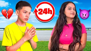 ANGI FIRE 24 HORAS IGNORANDO A KABRITA 😱 *LLORA*