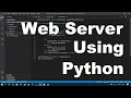 How to make a Web Server using Python