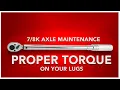 TUTORIAL How to torque lug nuts properly on your trailer Axles