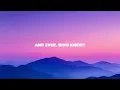 P!nk - Who Knew (Lyrics)