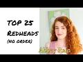 My Top 25 Red Head Fun Stars