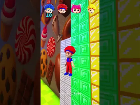 D Billions x Chacha x Chicky High Jump Challenge.... #minecraft #dbillions #shorts