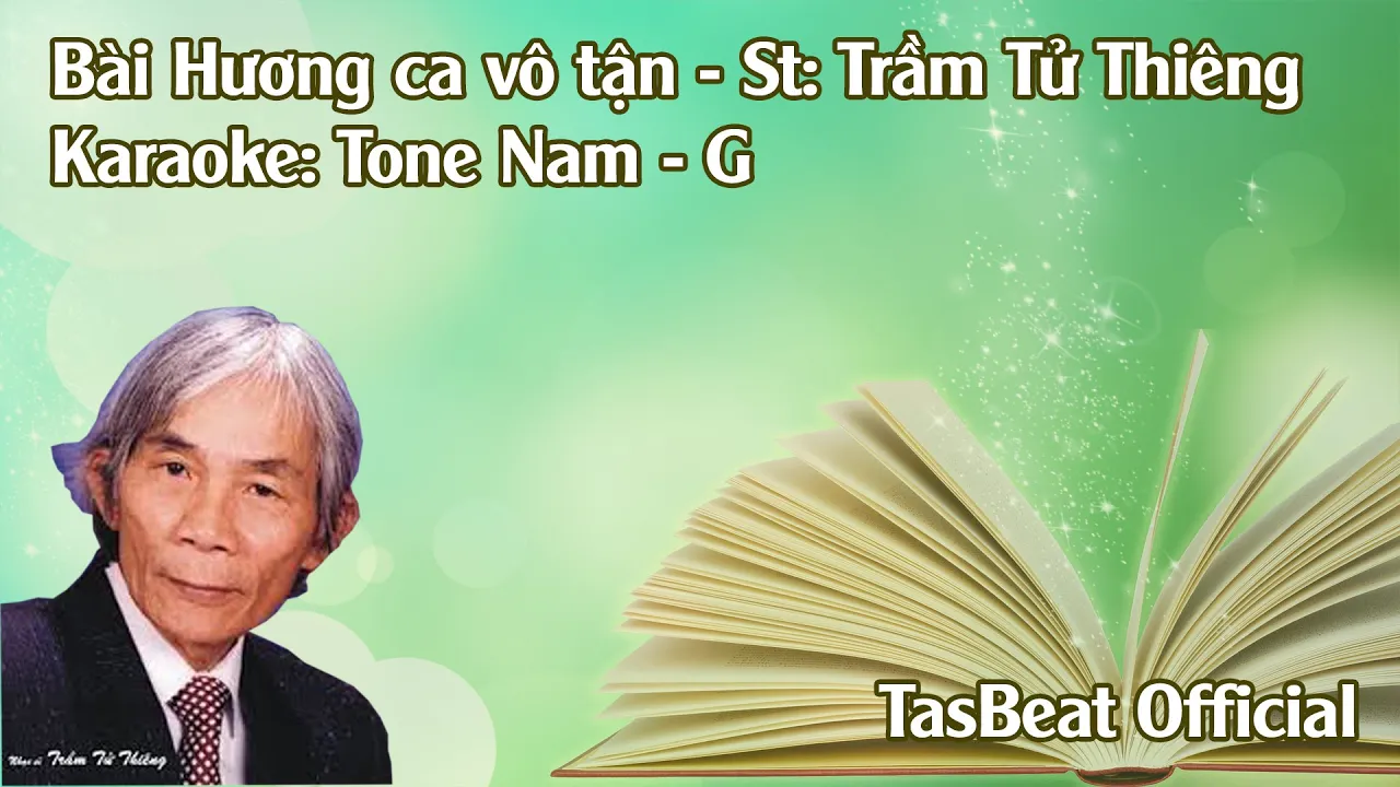 Karaoke Bài Hương Ca Vô Tận - Tone Nam | TAS BEAT