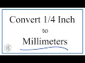 Convert Inch to Millimeters