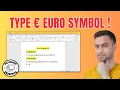 How to Type E Euro Symbol On Any Keyboard