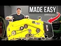 John Deere Mower Deck Removal the EASY way