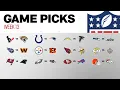 Week 13 Game Picks