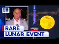 Final night to catch glimpse of rare blue supermoon until 2037 9 News Australia