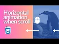 How to Create Horizontal Scroll Animation with Just CSS