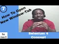 Selenium 4 New Window - Tab Concept How To Open Switch With 1 Code Line 154