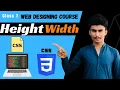CSS Height Width Tutorial in Hindi Urdu Width and Height in Css Css full Course