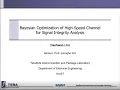 Bayesian Optimization of High-Speed Channel for Signal Integrity Analysis
