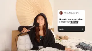 ANSWERING QUESTIONS THAT MAKE ME VISIBLY UNCOMFORTABLE 