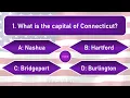 US State Capitals Quiz Trivia Quiz Part 1