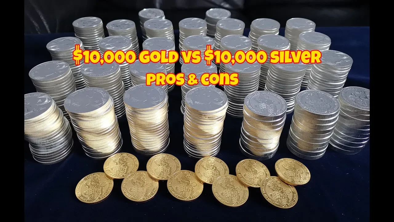 $10,000 Gold Vs $10,000 Silver Pros & Cons