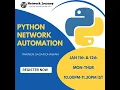 Workshop Master Python Network Automation Instructor-led Batch Starting 16-Jan-2023 Mon-Thur