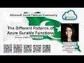 The Different Patterns of Azure Durable Functions