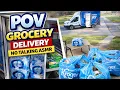 POV Kroger Grocery Delivery Driver Day in the Life No Talking ASMR