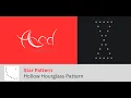 Star Pattern Hollow Hourglass Pattern Java