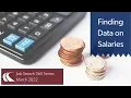 Tools for finding data on salaries