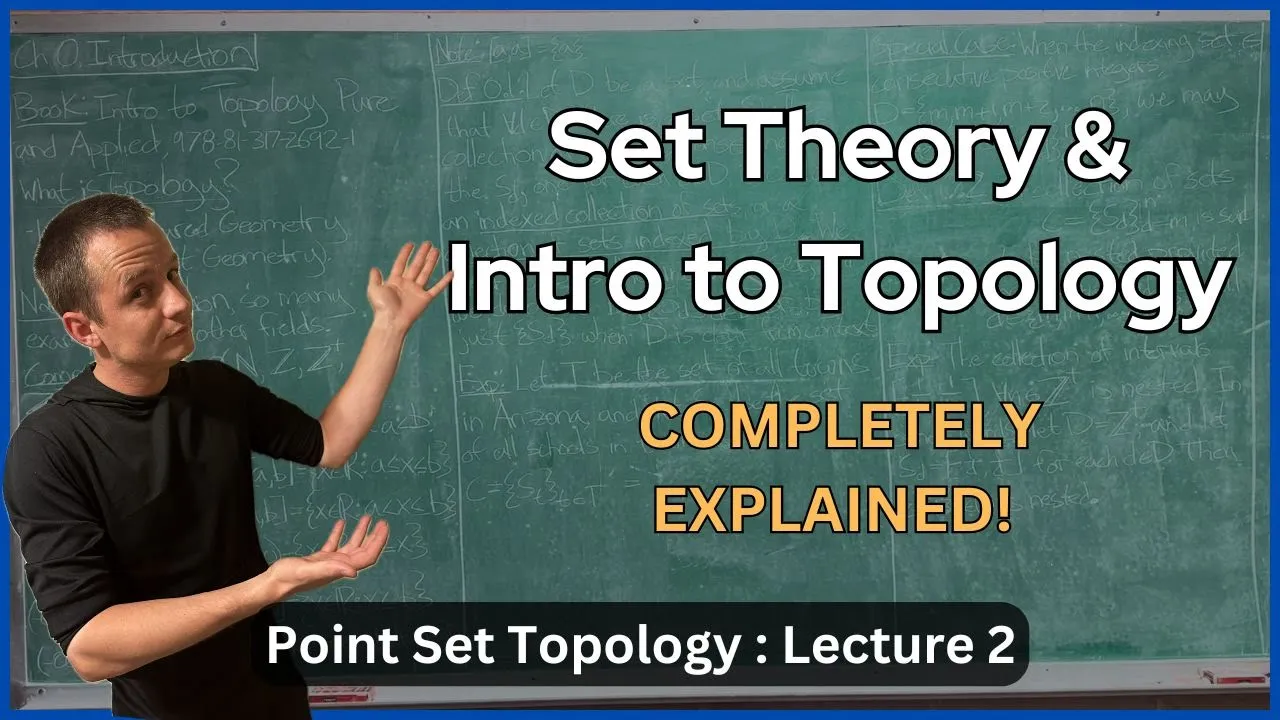 Axiomatic Set Theory & Intro to Topology – Lecture 2 (Topology)
