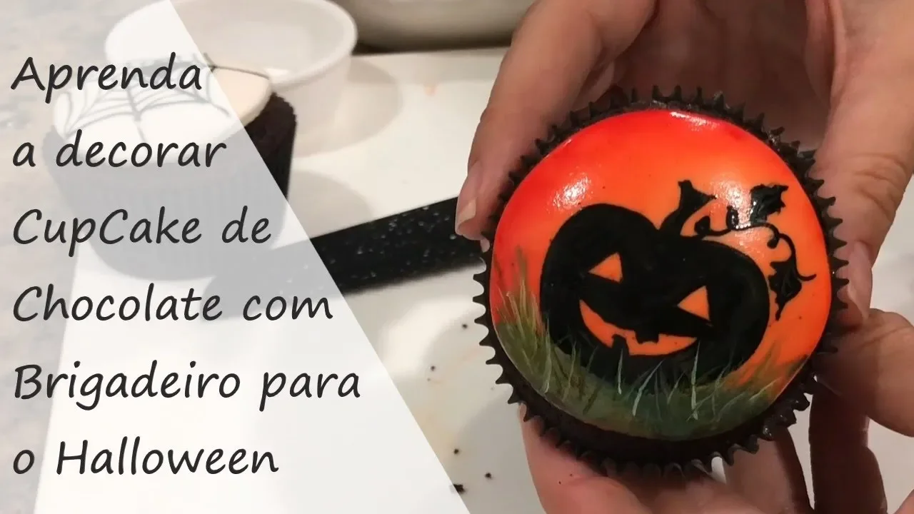 RECEITA FÁCIL DE CUPCAKE DE CHOCOLATE DECORADO (PARTE 2)