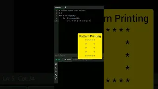 Hollow square star pattern pattern Printing in python