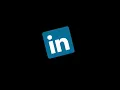 linkedIn black and white