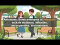 IELTS 8 0 Vocabulary Lesson Amenable - Meaning Common errors Synonyms and Antonyms