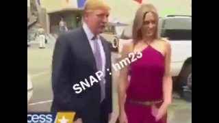 الرئيس الامريكي ترامب تموت ضحك 