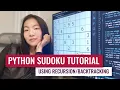 Coding a Sudoku solver in Python using