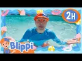 Download Lagu Blippi's First Pool Adventure | Blippi | Educational Songs For Kids| Inclusive Explorers