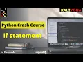 If statement Python Crash Course for Beginners Kaliyona Learn Python Quickly