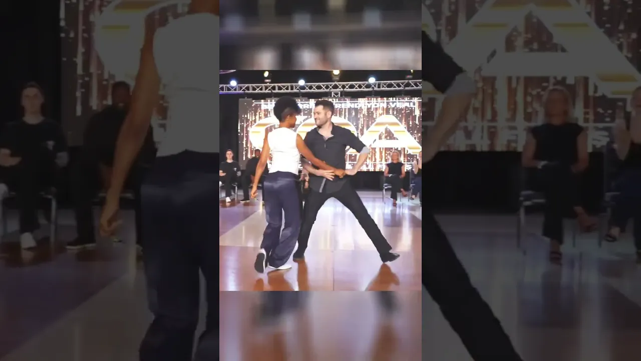 🕺West Coast Swing Improv Freestyle Dance by Ben Morris & Tren Veal