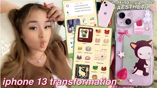 Download WHATS ON MY PINK IPHONE 13 | aesthetic phone transformation, my setup for productivity + unboxing! MP3