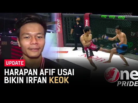 Harapan Afif Akbar Setelah Buat Muhamad Irfan Menyerah Kena Banyak Low Kick Keras | One Pride Update