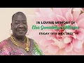 The Funeral Service of the late Elsa Gwendolyn Williams