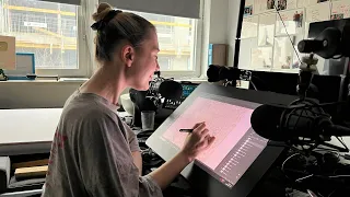 Rysujemy razem projekt apaszki  na tablecie ASMR cz 5