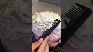 آموزش رنگ  آموزش آرایشگری  آموزش رنگ مو  رنگمو  مرتضی هاشمی  هایلایت  مش  رنگ یخی دندنها