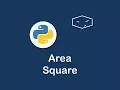 area of square in python