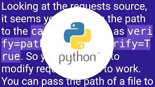 Requests library missing SSL handshake certificates file after cx - Freeze