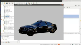 Java 3D from scratch - Enviroment reflection mirror shading test