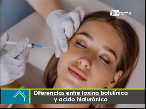 Diferencias entre toxina botulínica y ácido hialurónico 