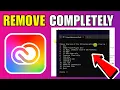 How to Remove Adobe Creative Cloud Completely Using Adobe Uninstall Tool