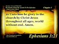 Ephesians Chapter 3 - Bible Book 49